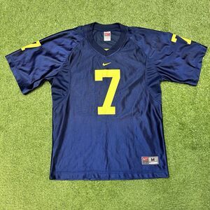 Vintage 00s University Of Michigan Wolverines College Football Jersey Nike #7